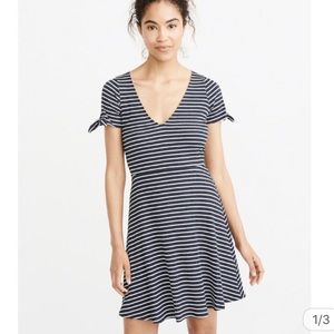 Abercrombie and Fitch Gray Skater Dress